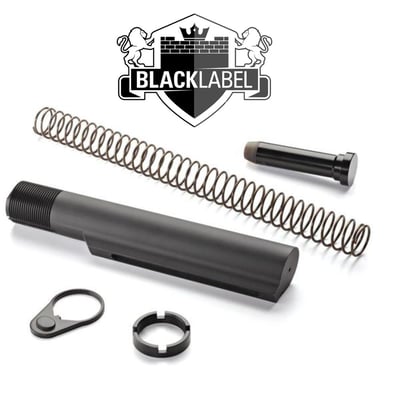 BLACK LABEL AR-15 Mil Spec Carbine Buffer Tube Kit - $40.98